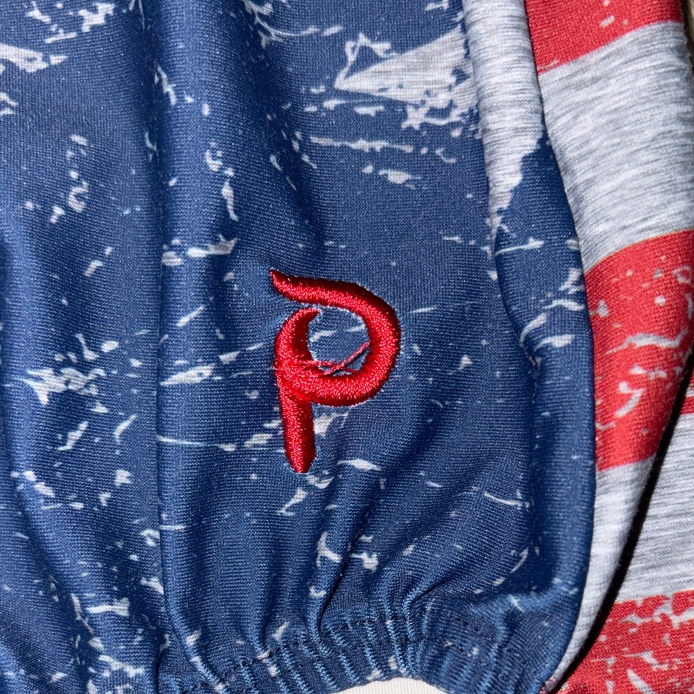 Patriotic Star-Patterned Gymnastics Leotard - Picture 4 of 4